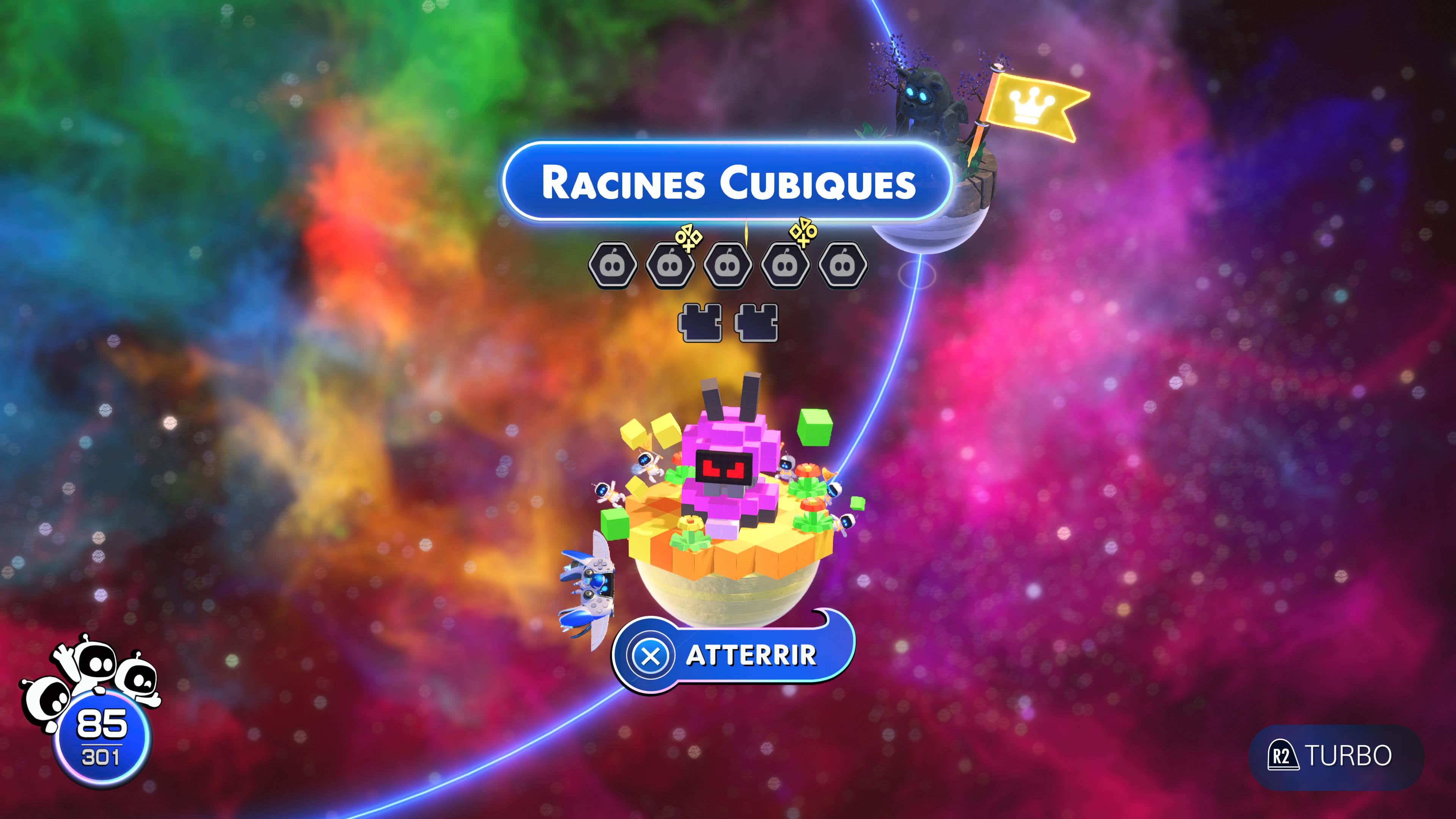 Astro bot racines cubiques 69