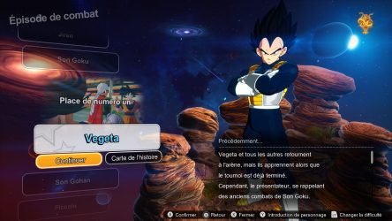 Image d'illustration pour l'article : Débloquer toutes les routes de Vegeta dans l’Episode de combat – Dragon Ball Sparking Zero