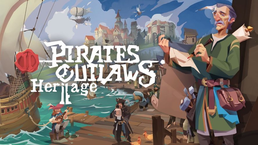 Image d\'illustration pour l\'article : Pirates Outlaws 2: Heritage : La suite du deckbuilder de type roguelike de Fabled Game annoncée pour 2025 sur PC et mobiles