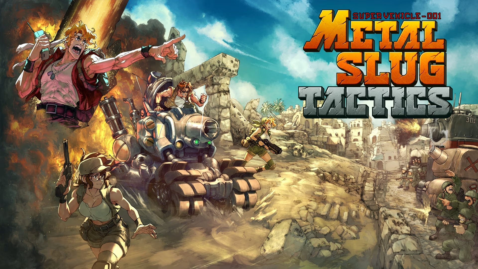 Metal slug tactics key art 2024 13