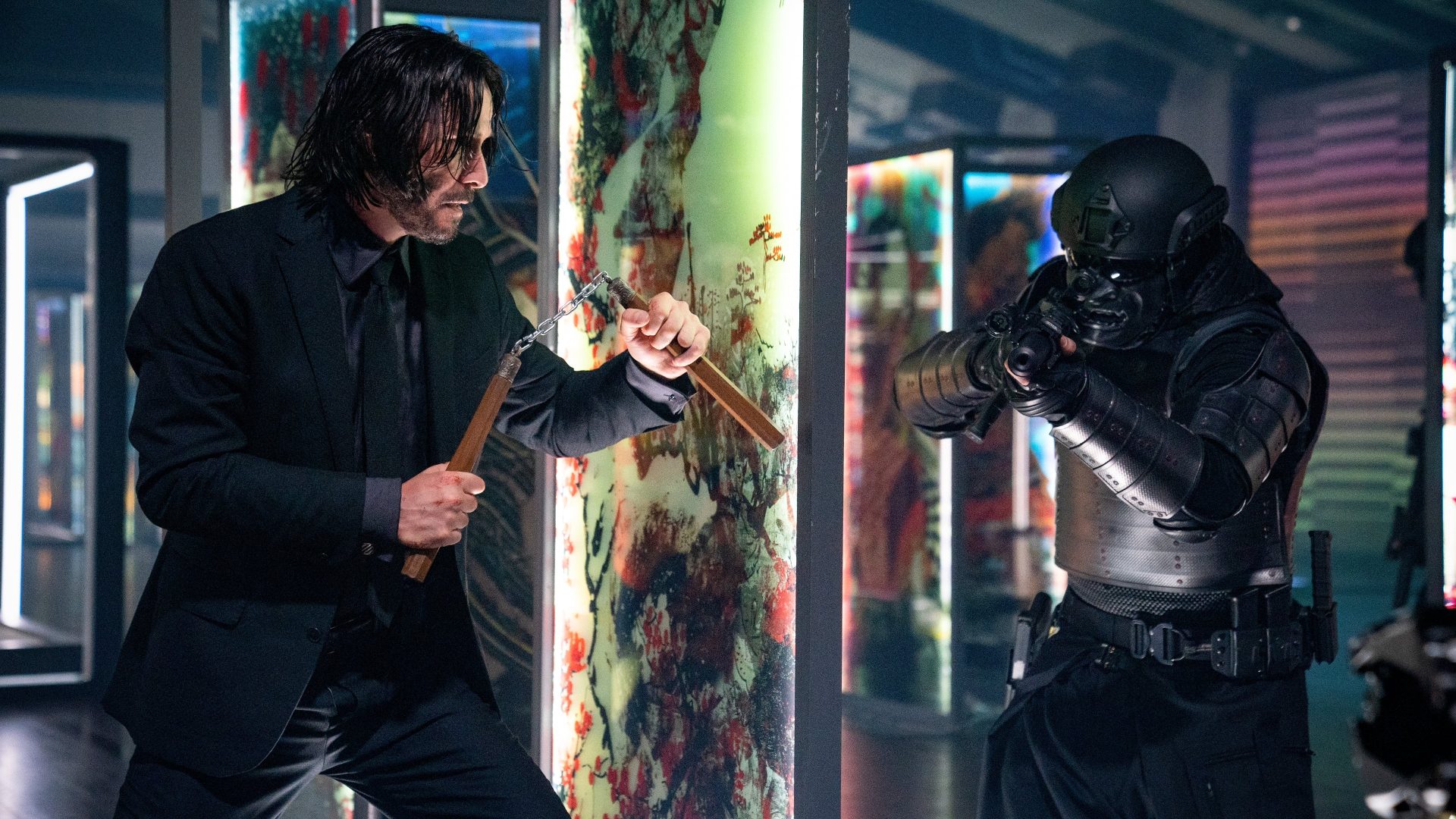John wick 4 nunchaku
