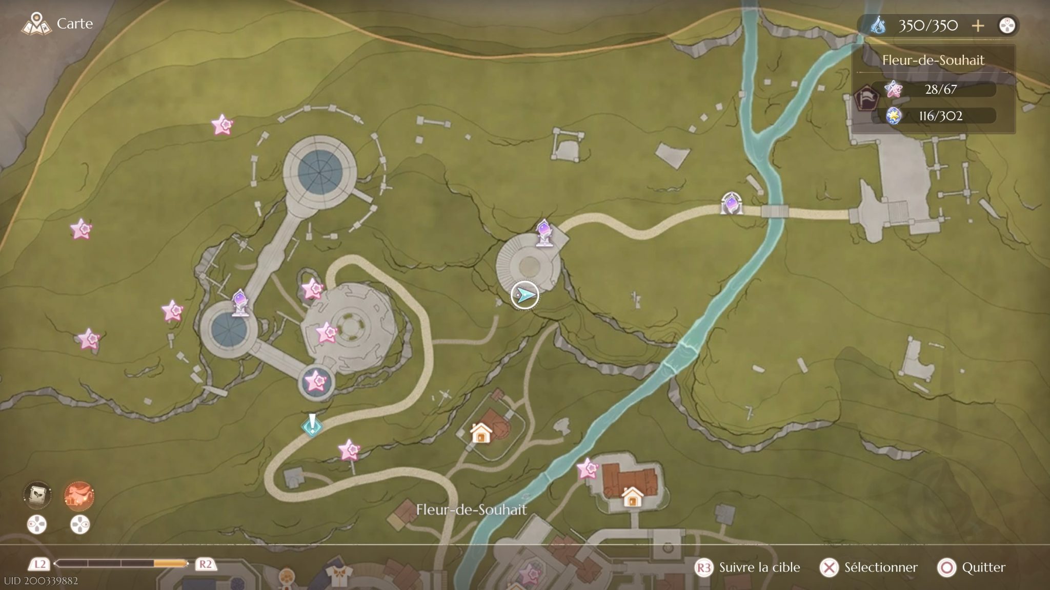 Infinity nikki map