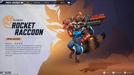 Image d'illustration pour l'article : Rocket Raccoon - Marvel Rivals