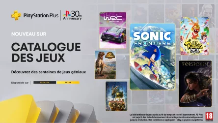 Image d\'illustration pour l\'article : PlayStation Plus Extra / Premium : Voici la liste des jeux du mois de décembre avec Sonic Frontiers et Forspoken