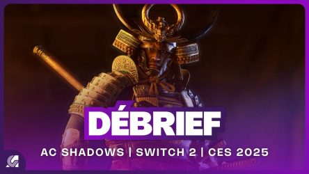 Image d'illustration pour l'article : Débrief' : Switch 2 fuites, Assassin's Creed Shadows retardé, films Horizon Helldivers et CES 2025