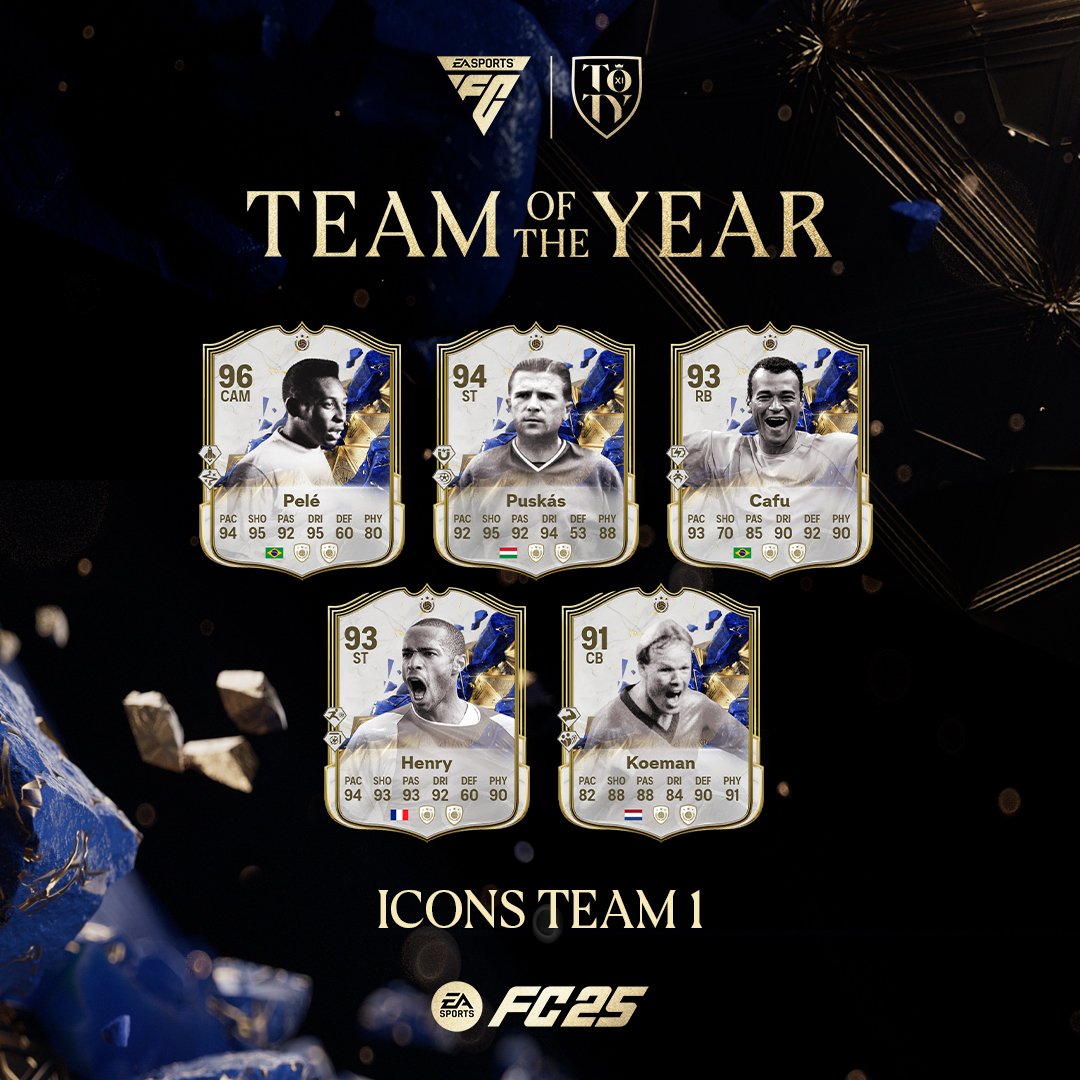 Team of the year icones premiere equipe ea sports fc 25 3