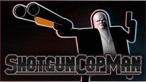 Image d'illustration pour l'article : Shotgun Cop Man : Le studio derrière My Friend Pedro revient avec un jeu de plateforme absurde qui tire dans tous les sens