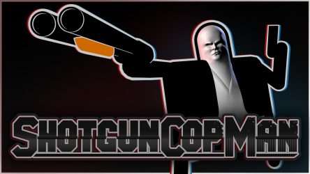 Image d\'illustration pour l\'article : Shotgun Cop Man : Le studio derrière My Friend Pedro revient avec un jeu de plateforme absurde qui tire dans tous les sens