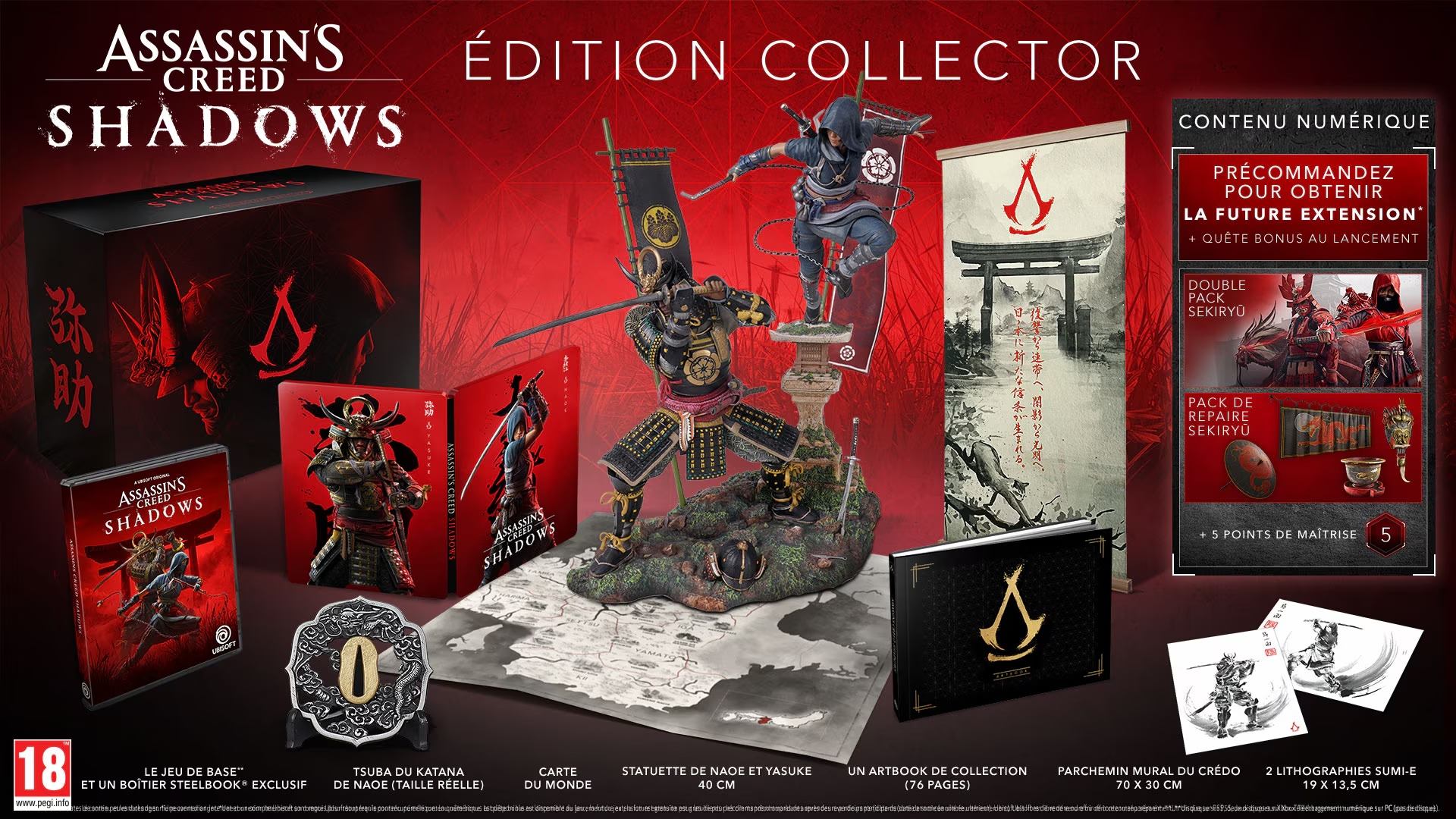 Assassins creed shadows collector nouveau 1