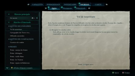 Image d'illustration pour l'article : Vol de nourriture - Avowed