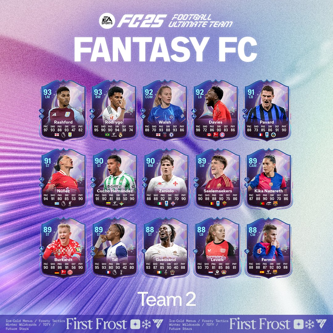 Ea sports fc 25 fantasy fc deuxieme equipe 1