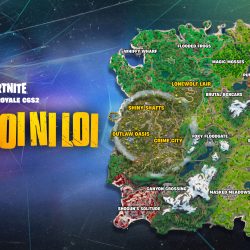 Fortnite chapitre 6 saison 2 carte