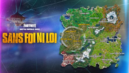 Image d\'illustration pour l\'article : Fortnite Chapitre 6 Saison 2 : Découvrez la carte de l’île pour cette nouvelle saison