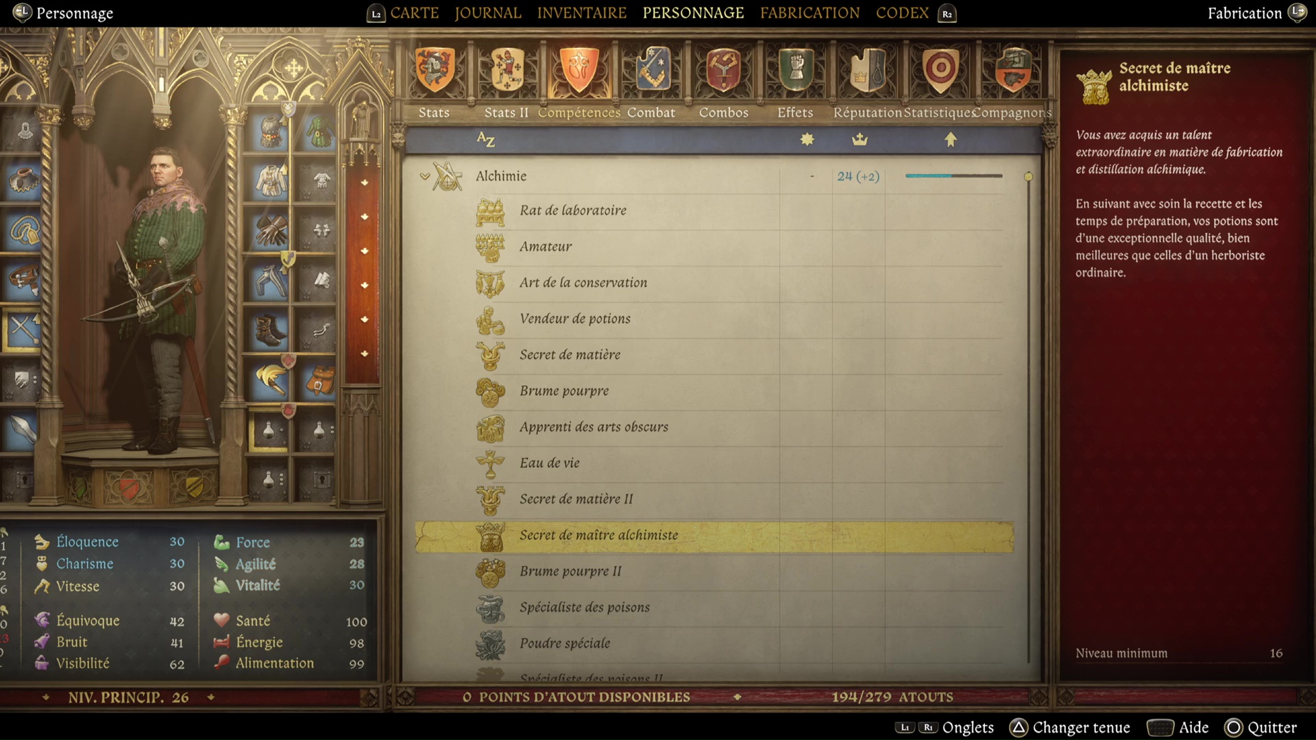 Kingdom come deliverance ii atout secret de maitre alchimiste 12