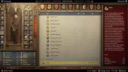 Image d'illustration pour l'article : Comment augmenter rapidement les compétences de Force et de Vitalité - Kingdom Come Deliverance II