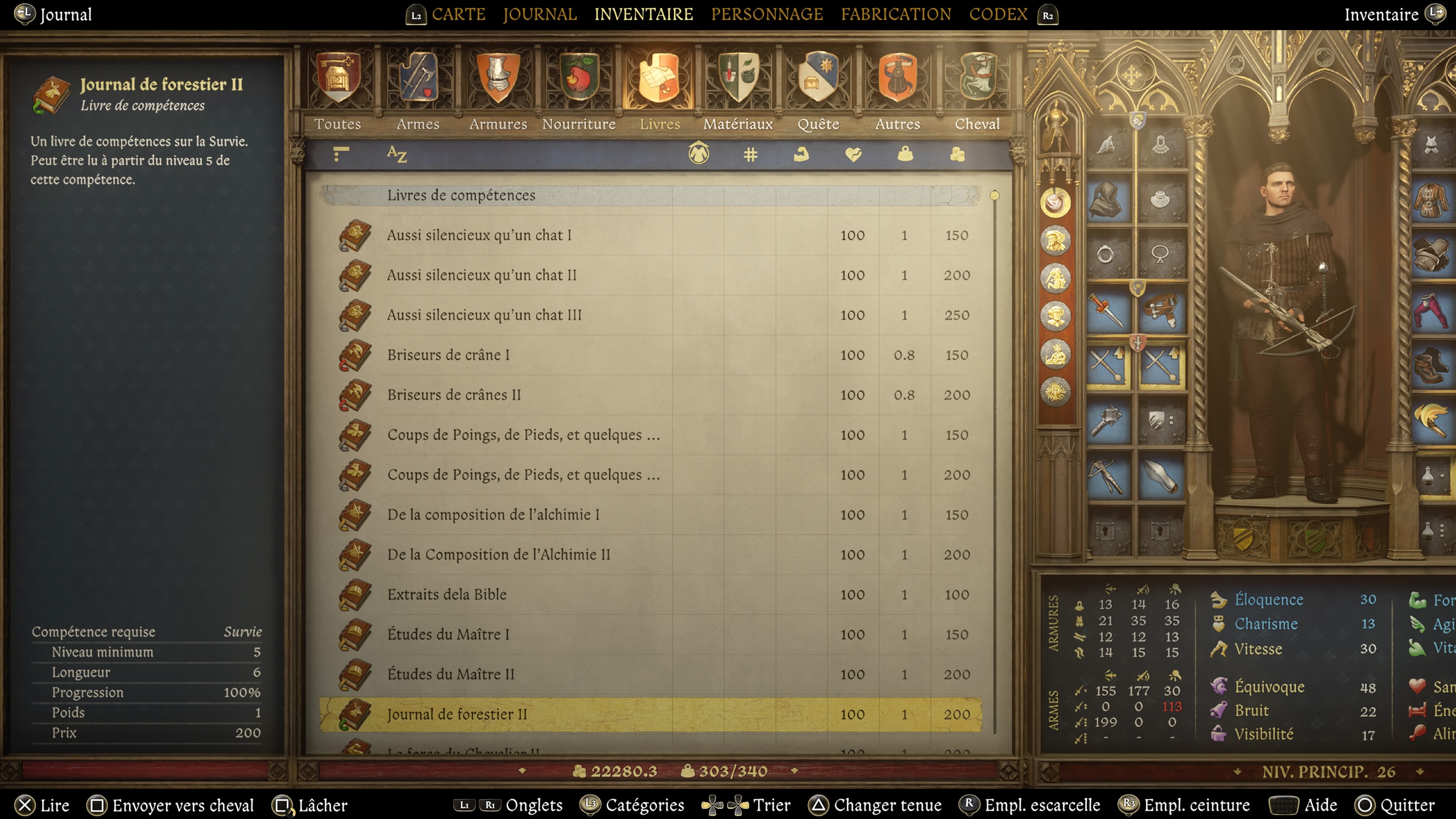 Kingdom come deliverance ii inventaire livre de competence 12 30