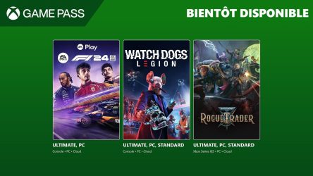 Image d\'illustration pour l\'article : Xbox Game Pass : F1 24, Watch Dogs Legion et Warhammer 40,000: Rogue Trader arrivent dans l’abonnement