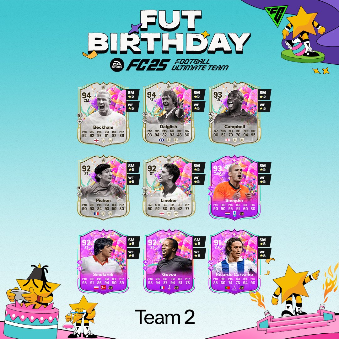 Ea sports fc 25 fut birthday equipe 2 icones heros 3