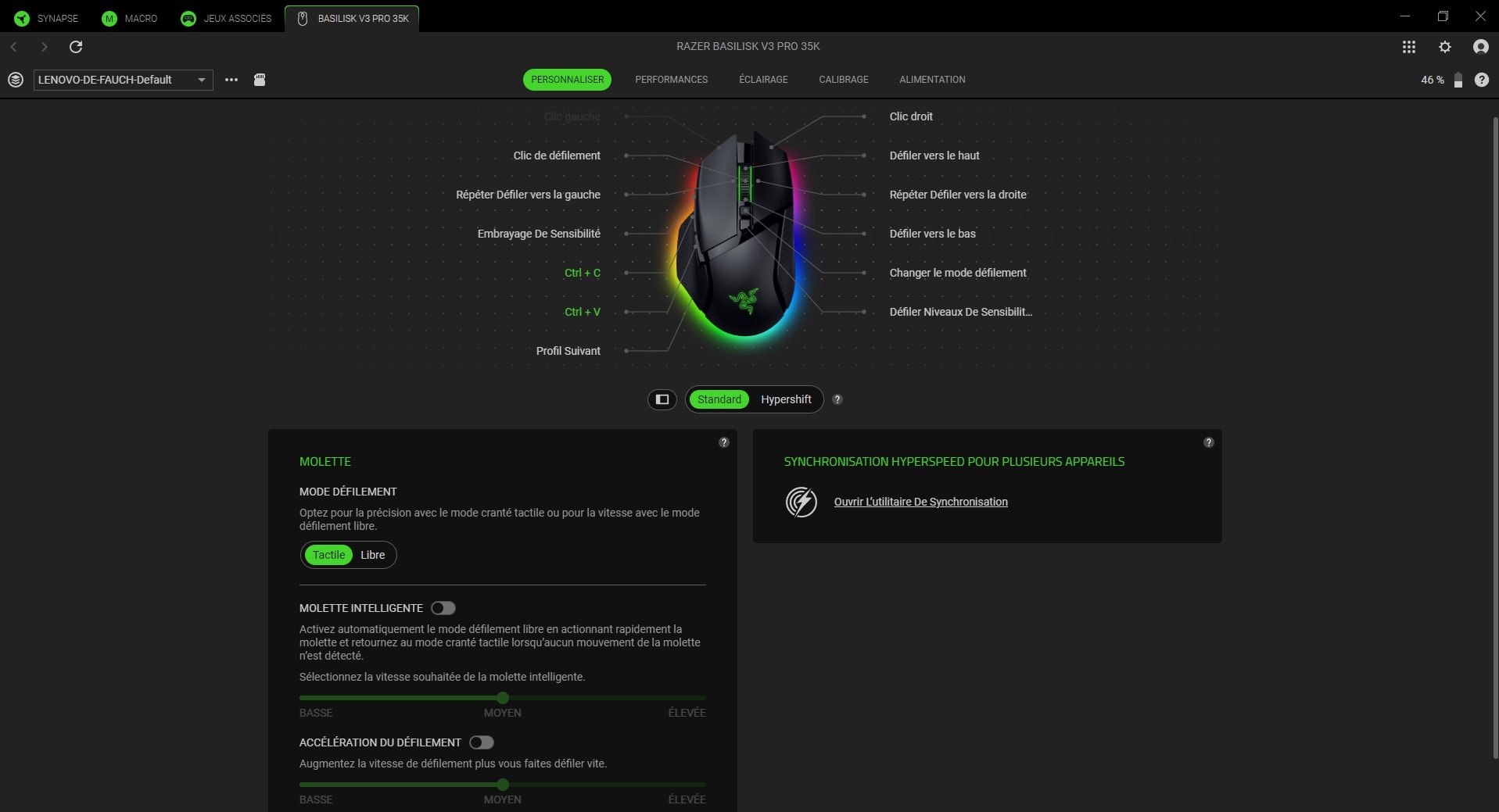 Test razer basilisk v3 pro 35k 1 9