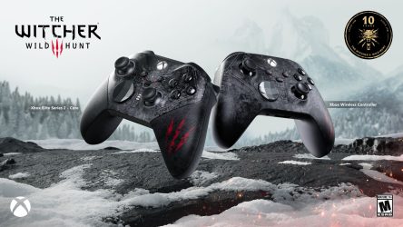 Image d\'illustration pour l\'article : Xbox sort deux nouvelles manettes aux couleurs de The Witcher 3 pour fêter les 10 ans du jeu