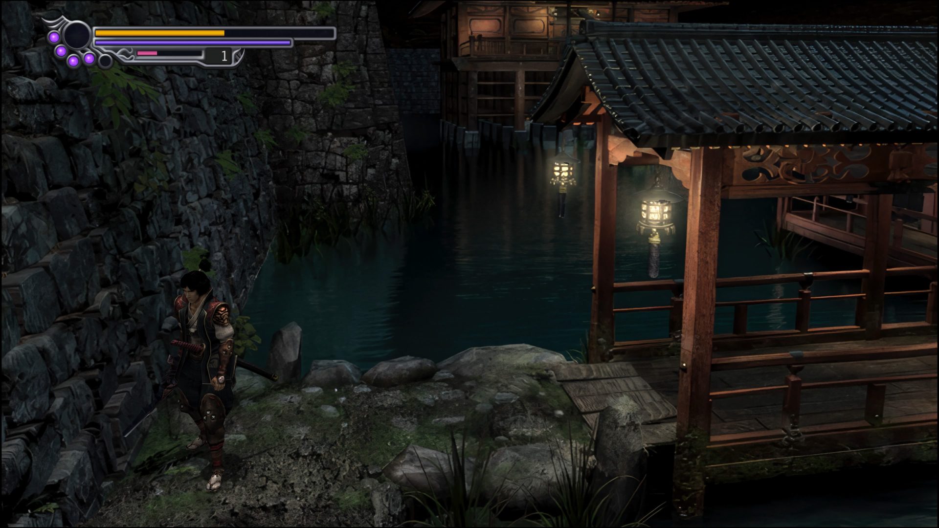 Onimusha 2 : samurai's destiny décor nocturne