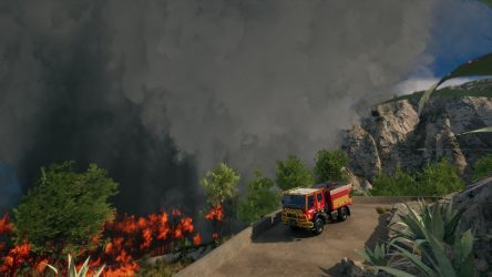 Image d\'illustration pour l\'article : Rescue Ops: Wildfire, un simulateur de sapeur-pompier français, sortira fin 2025 en accès anticipé sur PC