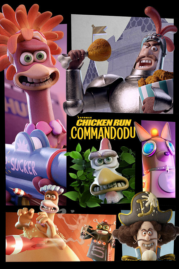 Jaquette de Chicken Run: Commandodu