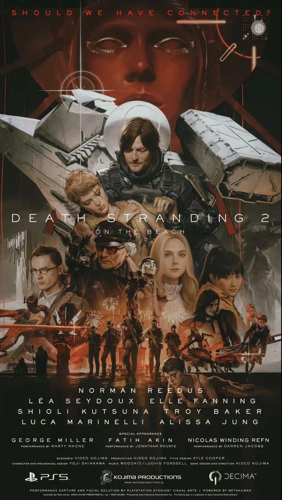 Death stranding 2 on the beach final poster 1