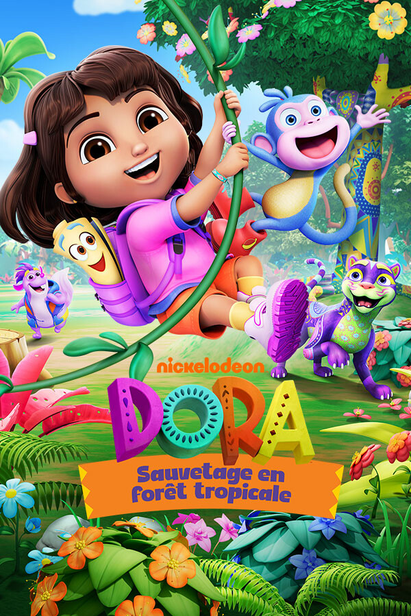 Jaquette de Dora : Sauvetage en forêt tropicale