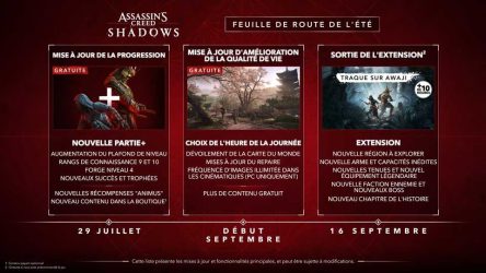 Image d\'illustration pour l\'article : Assassin’s Creed Shadows dévoile sa feuille de route pour l’été et la date de son DLC « Traque sur Awaji » calé pour septembre