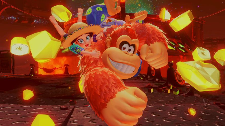 Image d\'illustration pour l\'article : Emplacements des Bananes de la Strate du Canyon – Donkey Kong Bananza