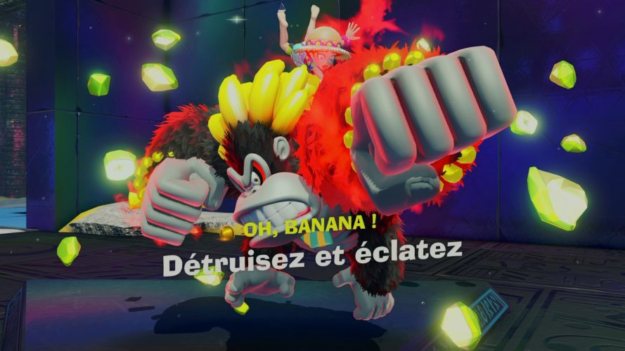 Image d\'illustration pour l\'article : Emplacements des Bananes de la Strate du Lagon – Donkey Kong Bananza