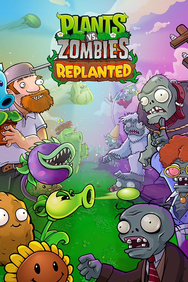 Jaquette de Plants vs Zombies Replanted