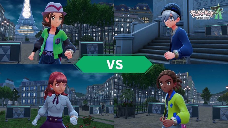 Image d\'illustration pour l\'article : Légendes Pokémon Z-A : Une nouvelle vidéo présente ses matchs à 4 avec le Club de Combat Z-A