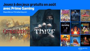 Image d'illustration pour l'article : Prime Gaming : Voici les prochains jeux à récupérer en août avec Civilization, Thief et bien d’autres