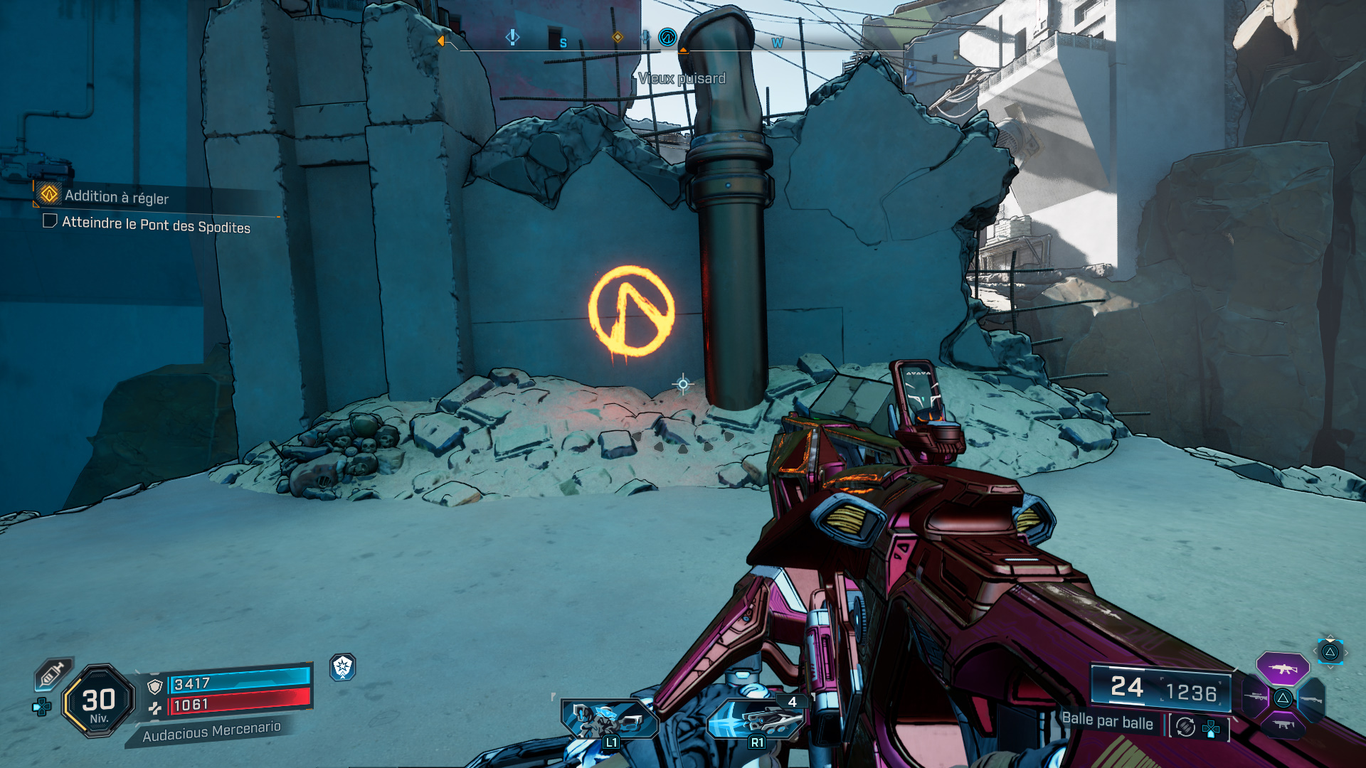 Borderlands 4 collectors vieux puisard symbole de l arche 1 03 120 Borderlands 4 collectors vieux puisard symbole de l arche 1 03 120