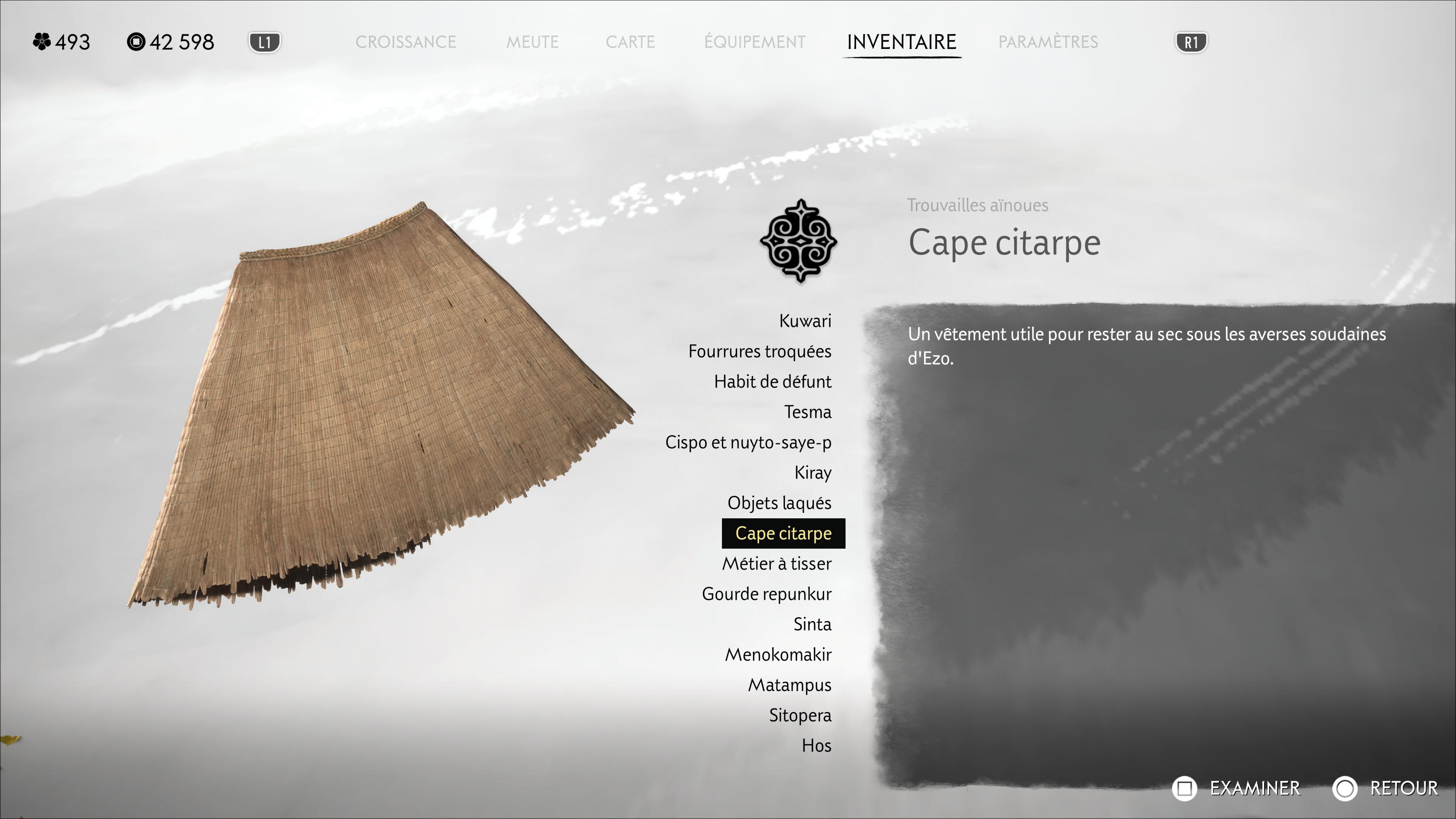 Ghost of yotei artefact ainou cape citarpe 1 159