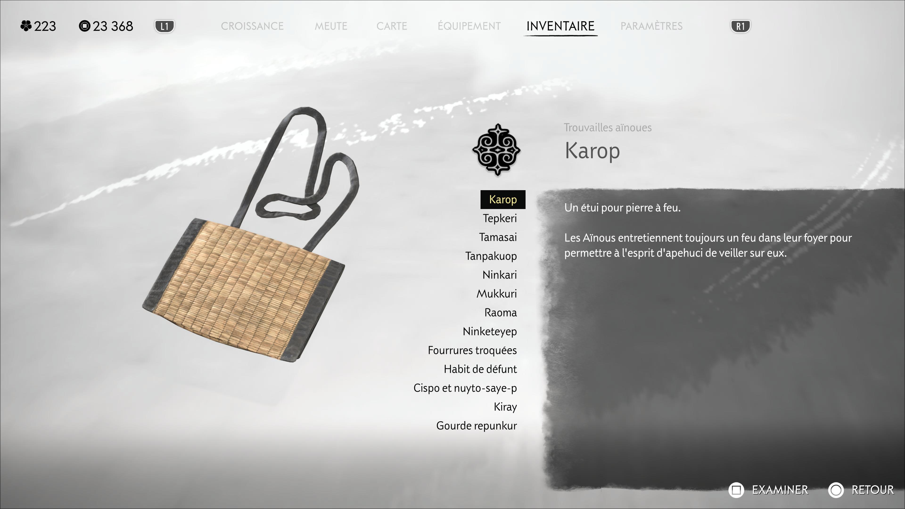 Ghost of yotei artefact ainou karop 1 74