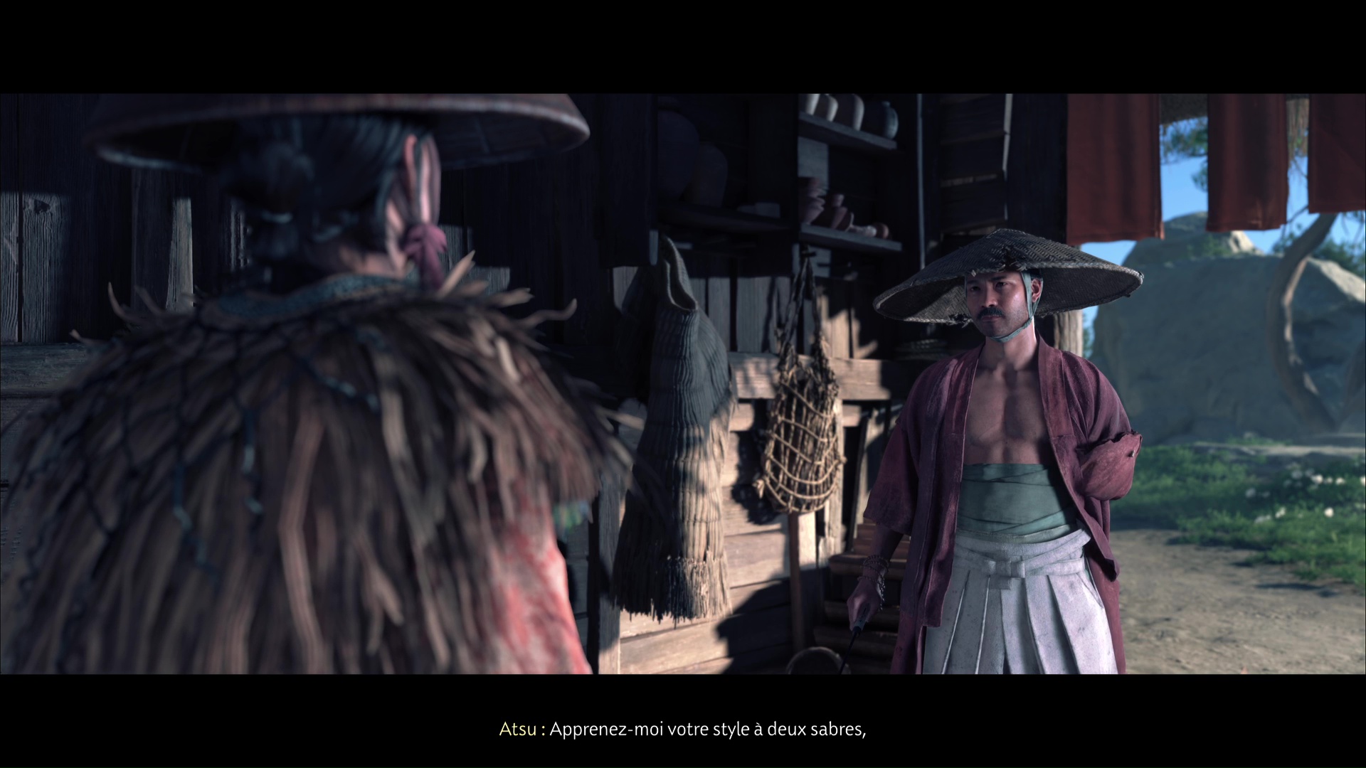 Ghost of yotei lart du double katana 27 22 Ghost of yotei lart du double katana 27 22