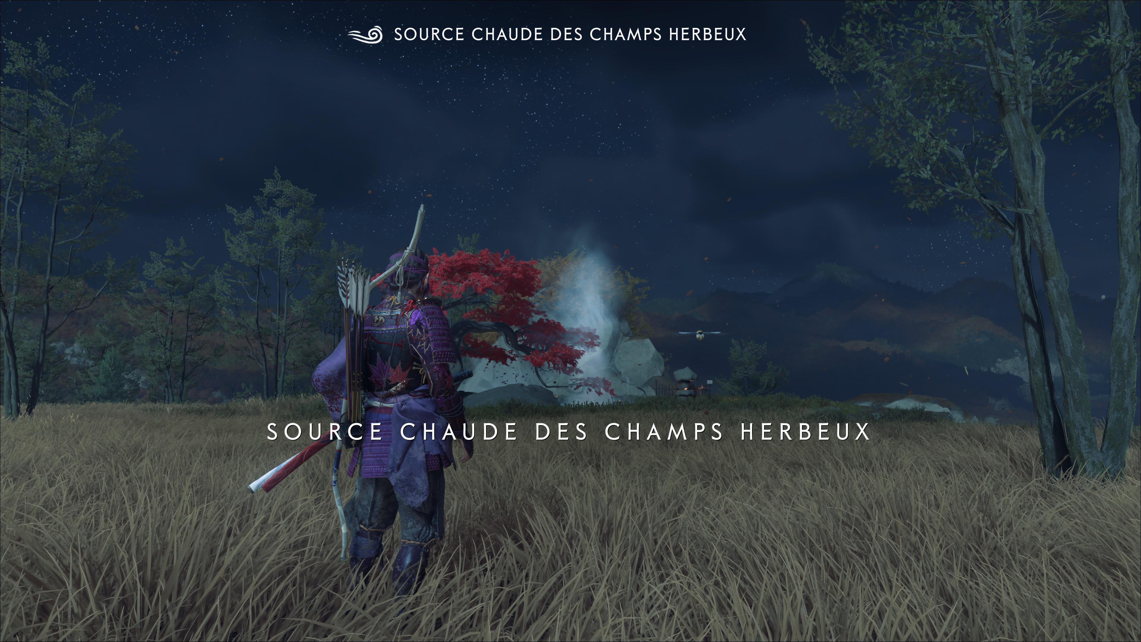 Ghost of yotei source chaude champs herbeux 2 54