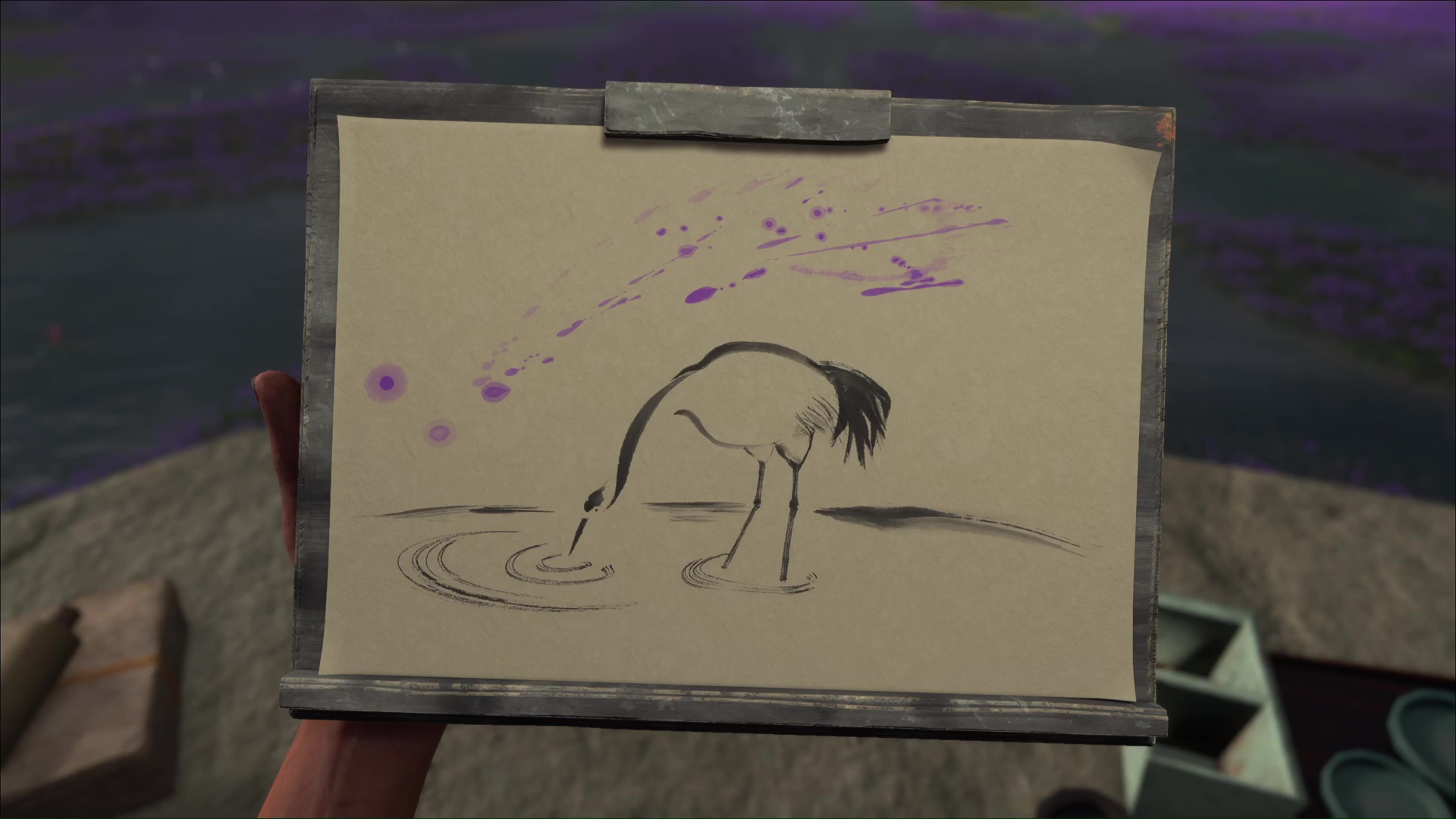 Ghost of yotei sumi e heron prune 4 1