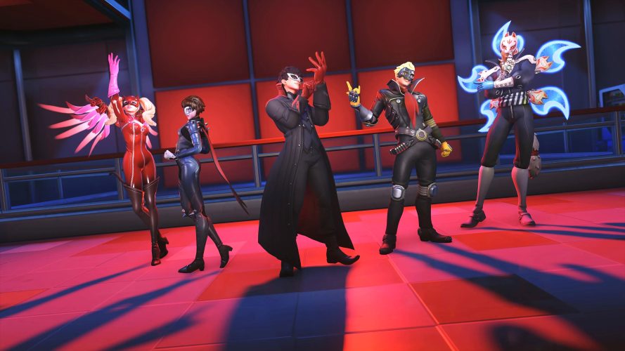 Image d\'illustration pour l\'article : Overwatch 2 : La collaboration avec Persona 5 se dévoile avec 5 costumes inédits