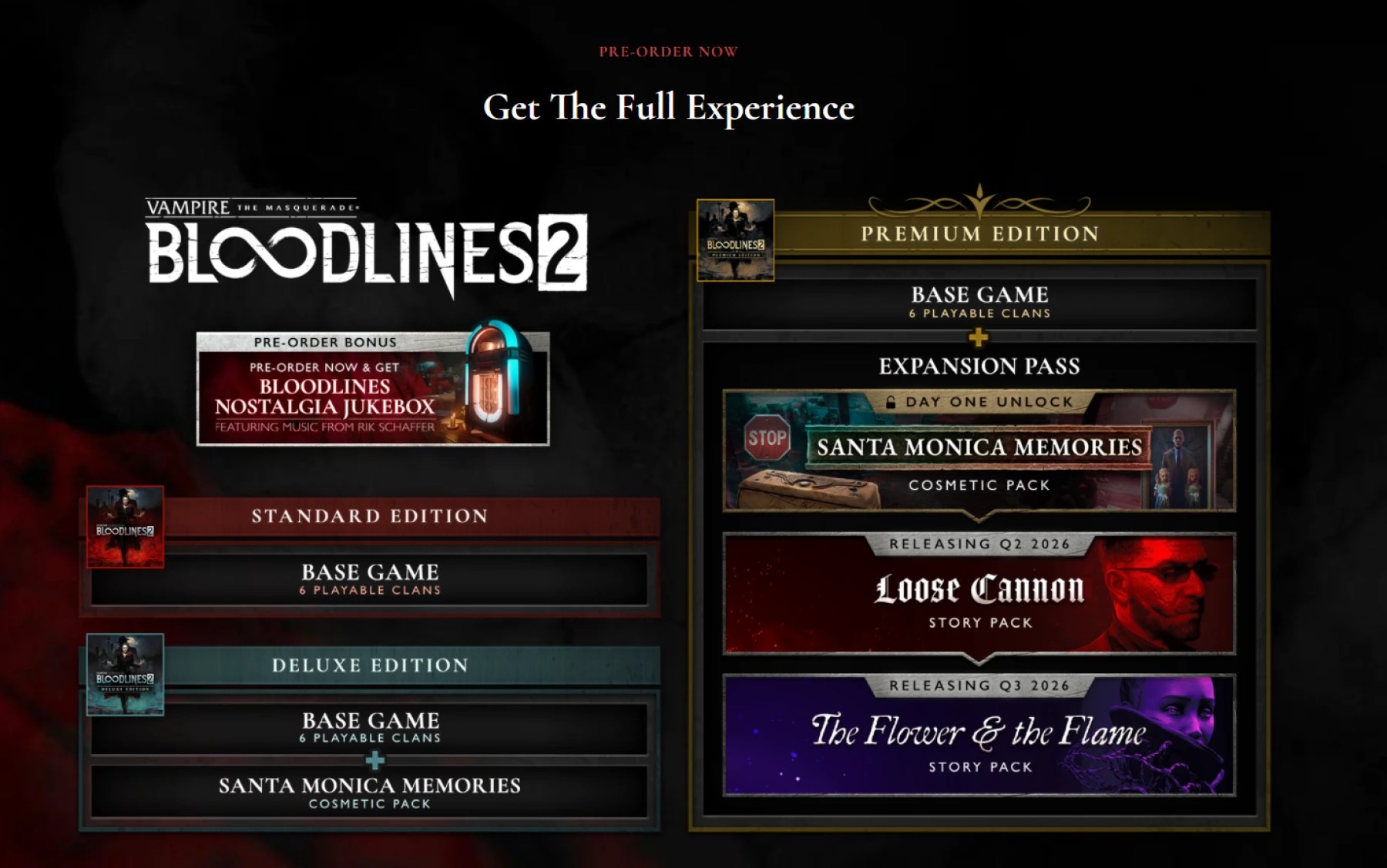 Vampire the masquerade bloodlines 2 editions collector 1