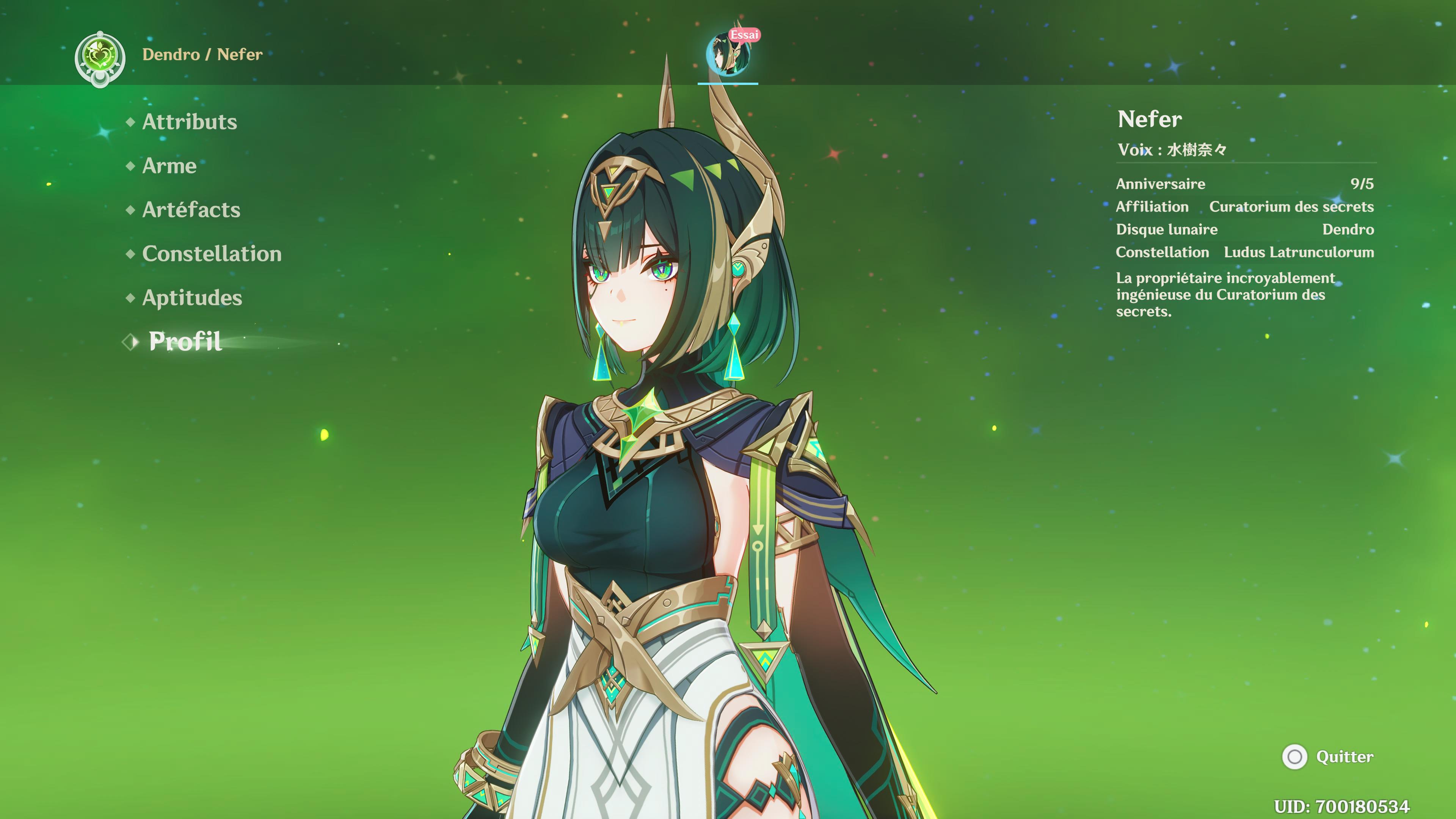 Genshin impact nefer 3 1