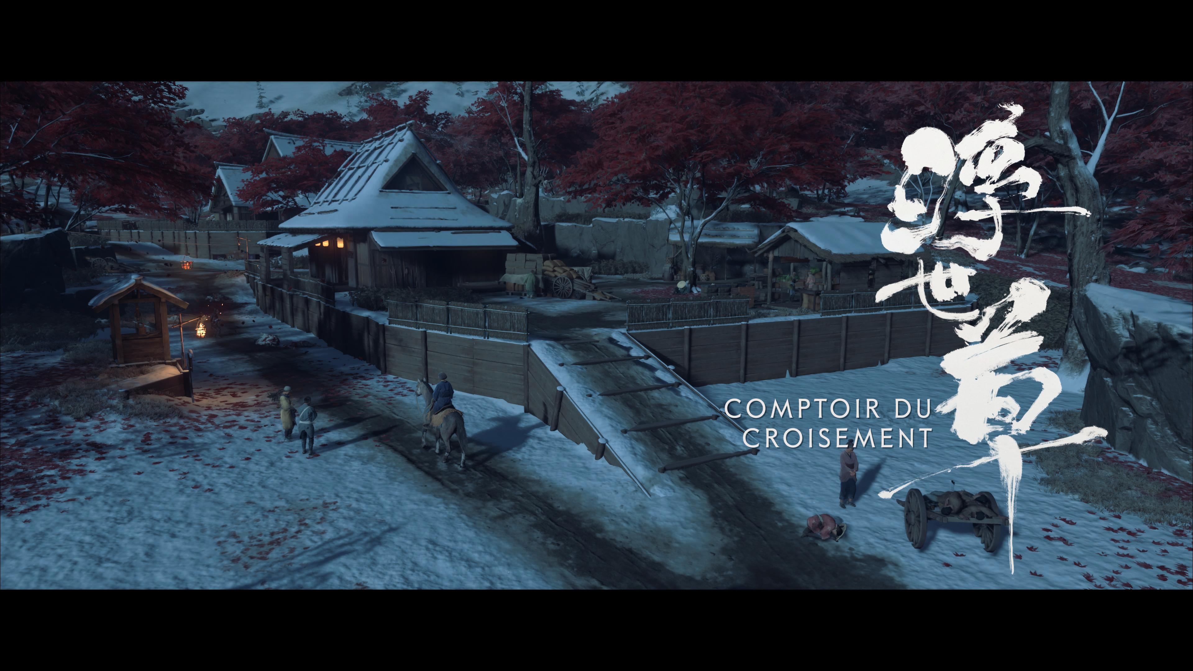 Ghost of yotei comptoir du croisement 62