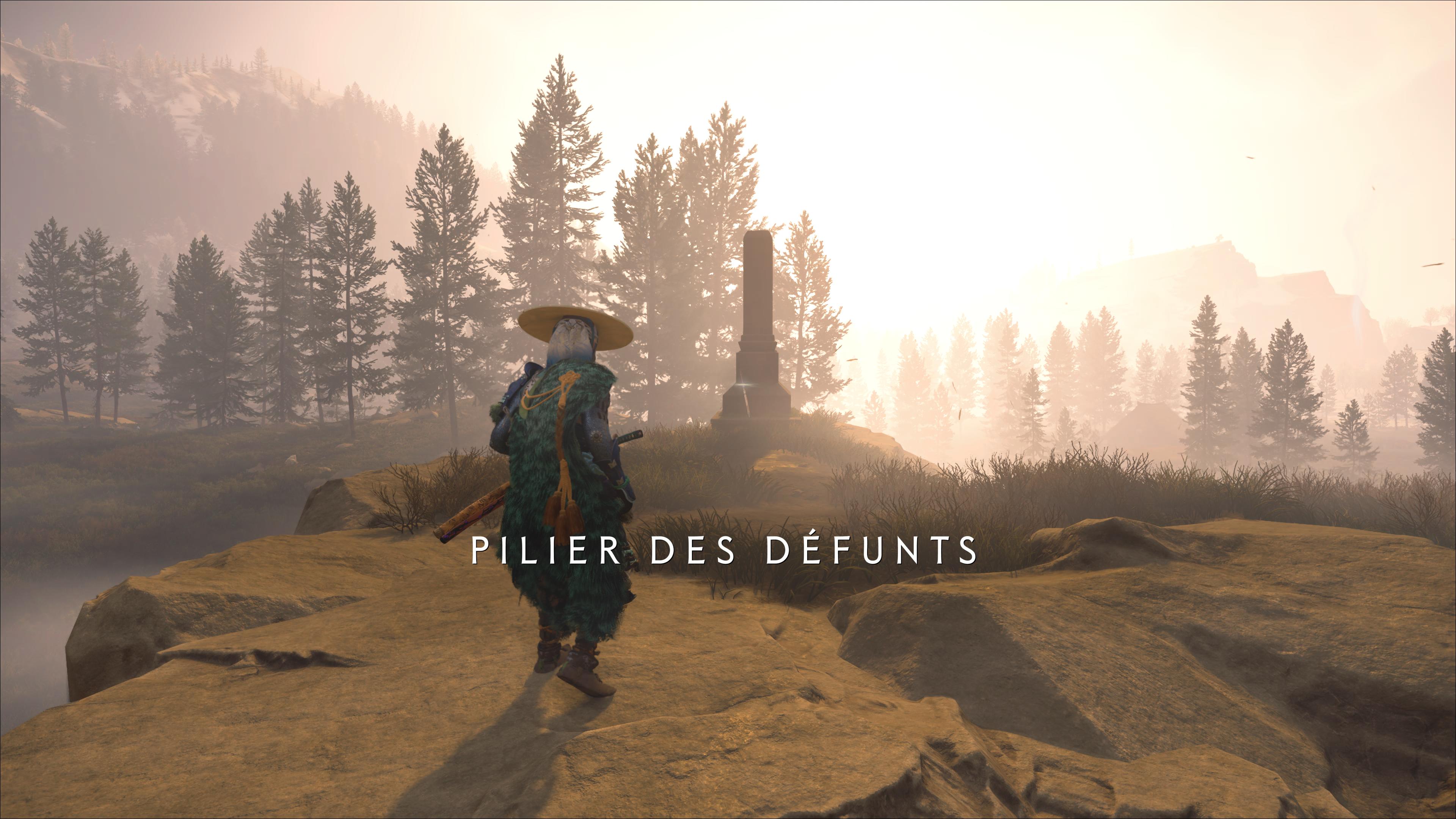 Ghost of yotei pilier des defunts crete de teshio 94