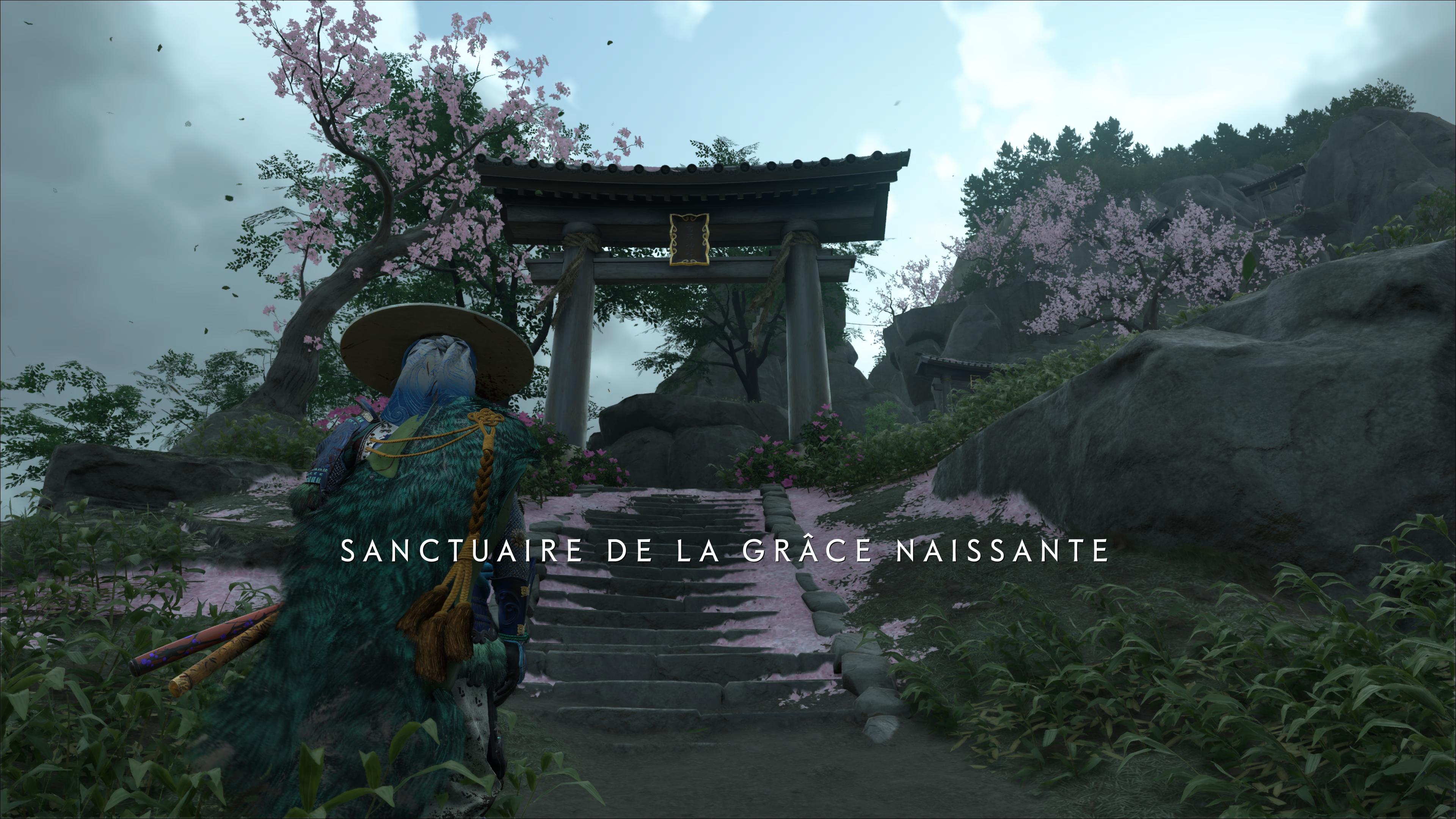 Ghost of yotei sanctuaire de la grace naissante 1 375