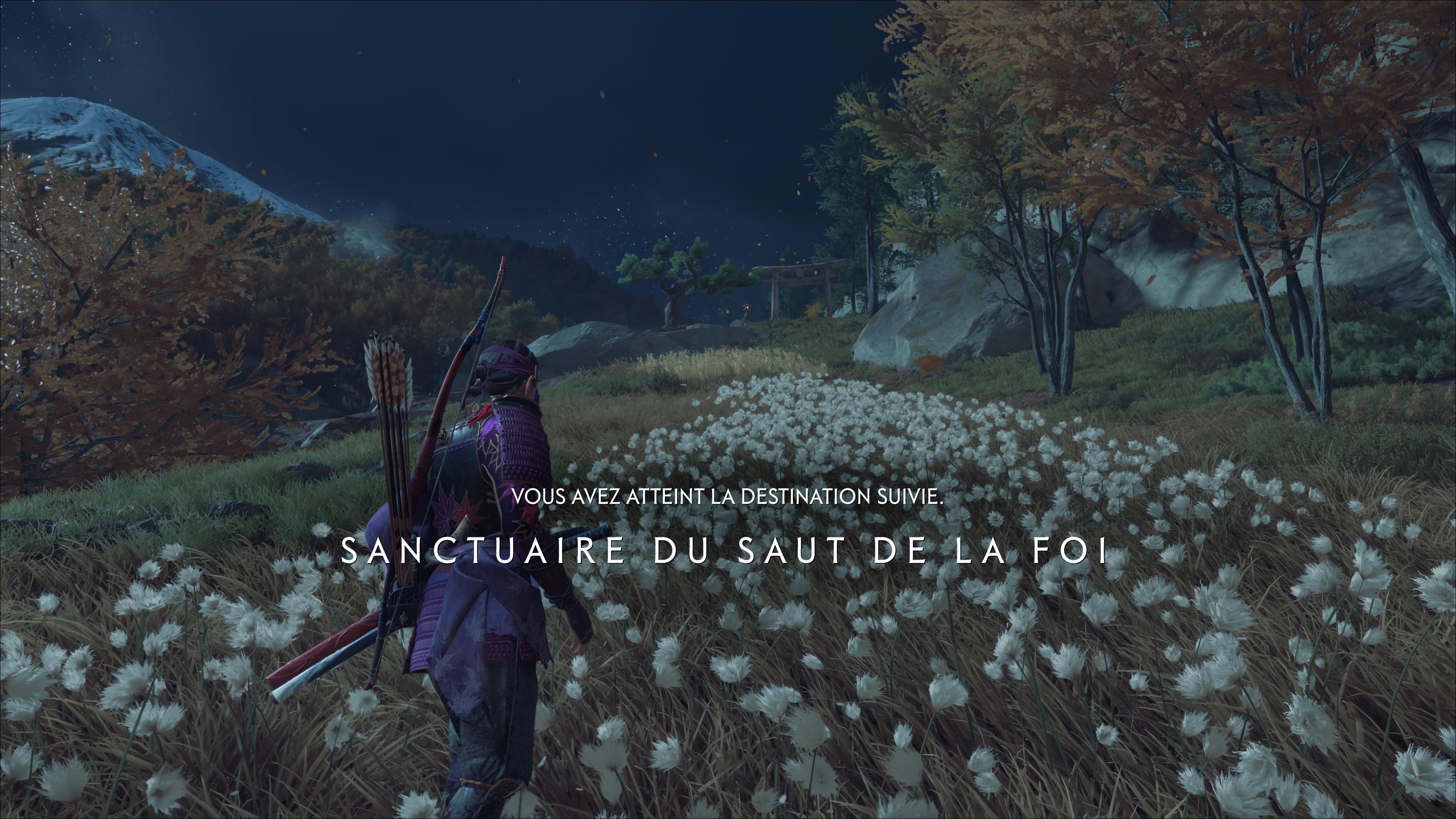 Ghost of yotei sanctuaire du saut de la foi 39 130