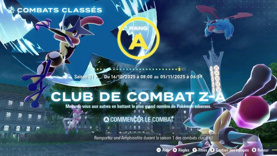 Image d\'illustration pour l\'article : Nos conseils pour rapidement monter en rang dans les matchs classés en ligne – Légendes Pokémon Z-A