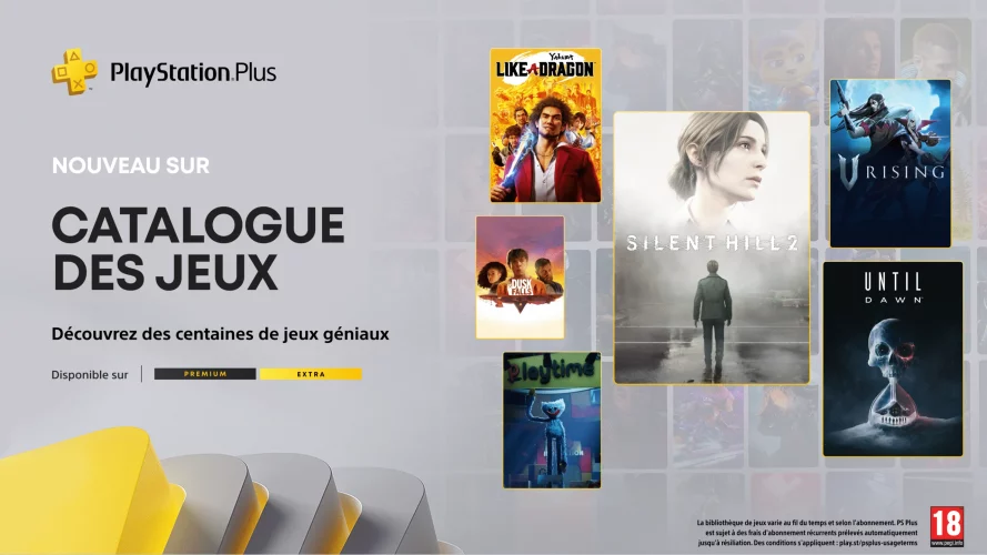 Image d\'illustration pour l\'article : PlayStation Plus Extra/Premium : Voici la liste des jeux en octobre avec Silent Hill 2 Remake et Until Dawn